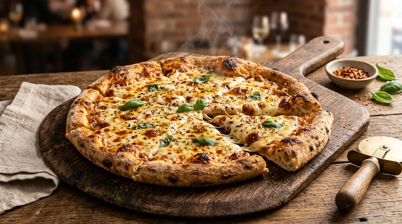 12″ Medium Handcrafted Smoky Tri-cheese Blend