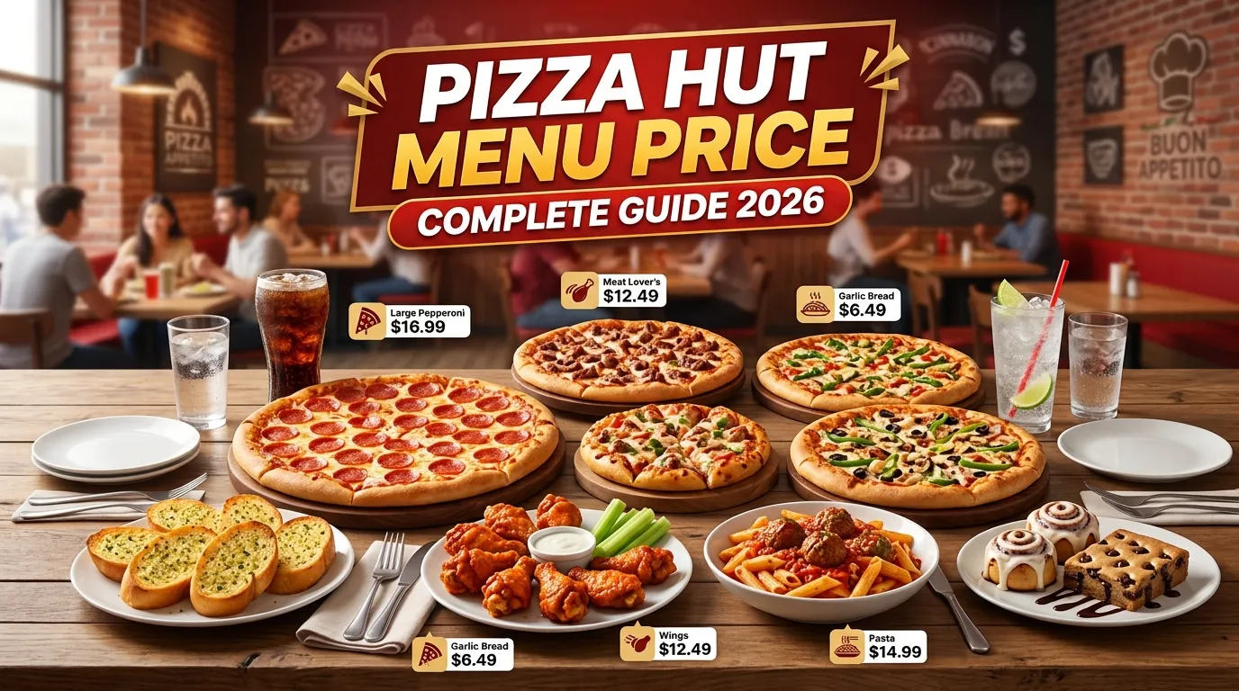 Pizza Hut Menu Price Complete Guide 2026