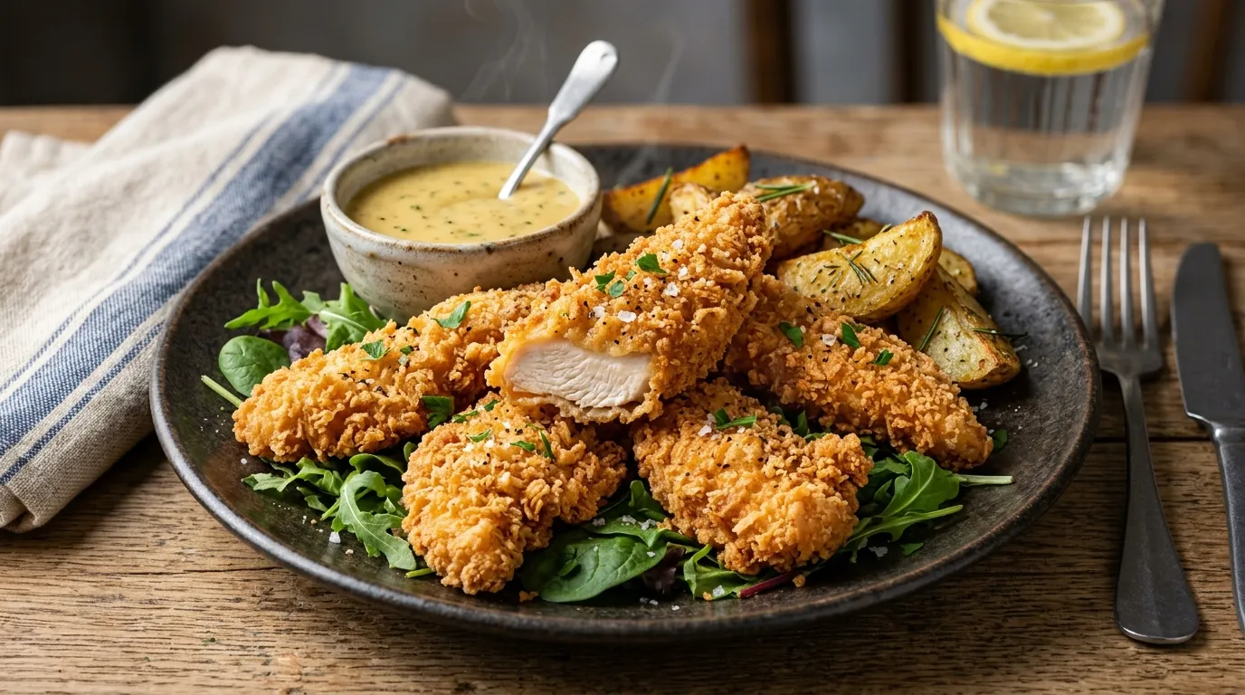 Breaded boneless